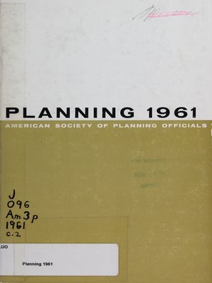 cover image of Planning 1961: Selected Papers from the ASPO National Planning Conference